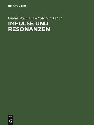 cover image of Impulse und Resonanzen